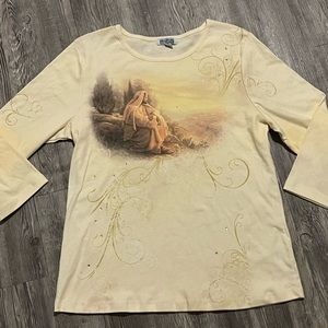 Jesus quarter sleeve